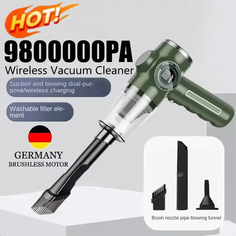 Vacuum Cleaner 5 in1 Wireless Automobile Wet Dry Dual-Use Super High Power Handheld Electric Appliance Cleaner New